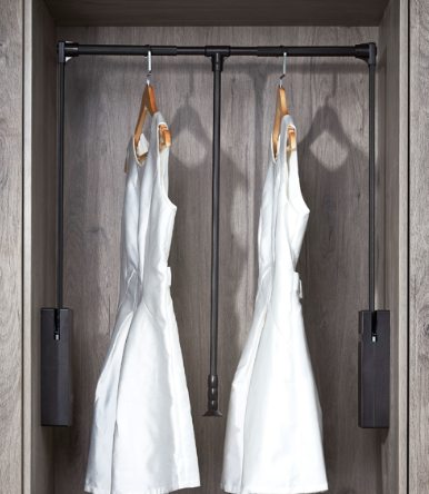 Elevador Barra Closet 890MM-1200MM